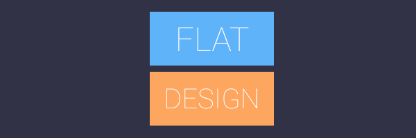 Особенности FLAT - дизайна