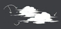 Бесплатные кисти - облака для фотошопа